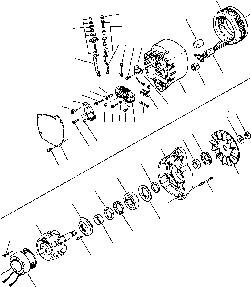 PACKAGE, OUTPUT TERMINAL 1268 357 H1 KOMATSU