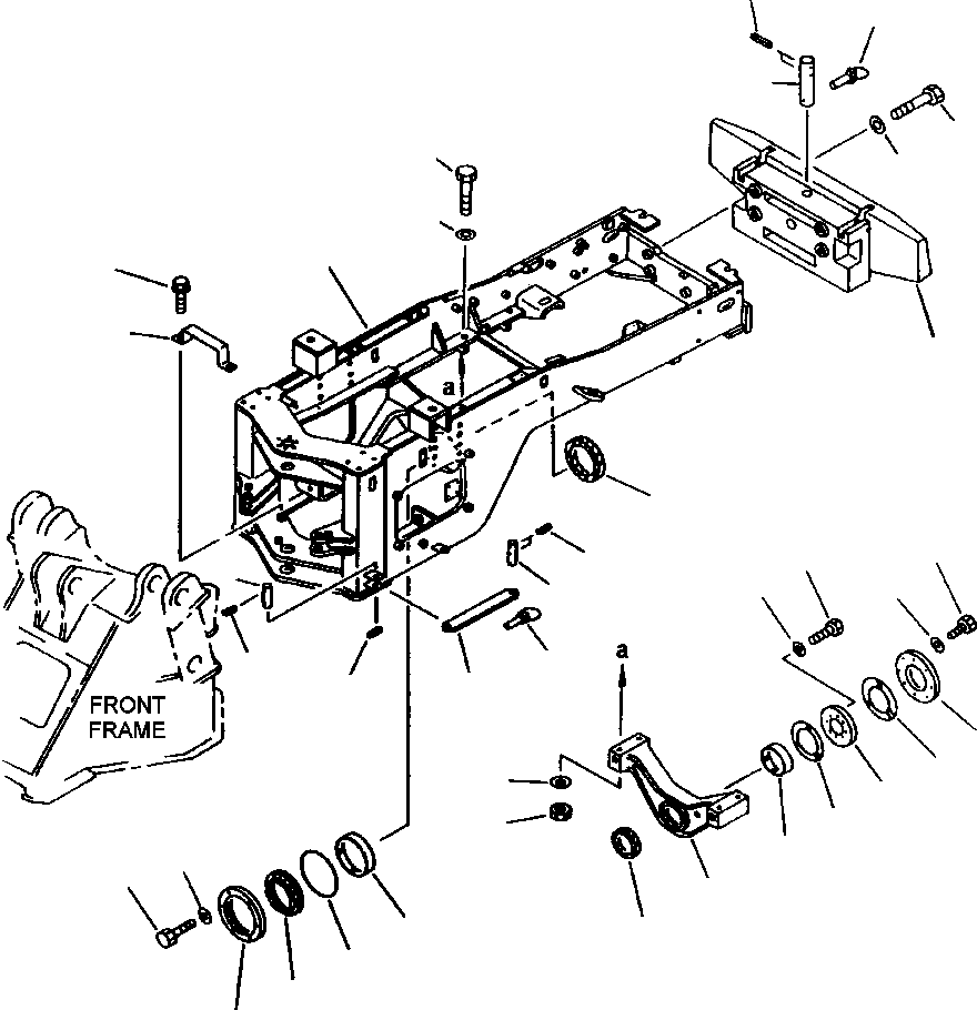WEIGHT,COUNTER (FOR LOG GRAPPLE) 424-974-1111 KOMATSU