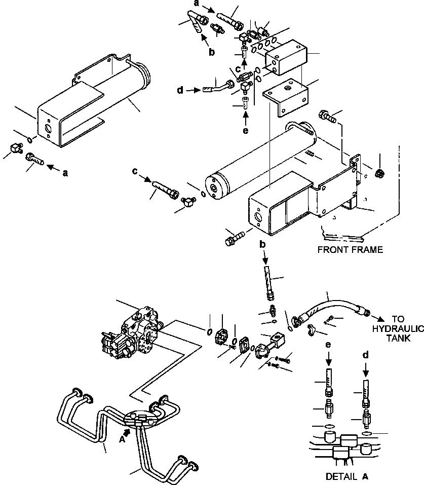 Шланг 07123-00510 KOMATSU