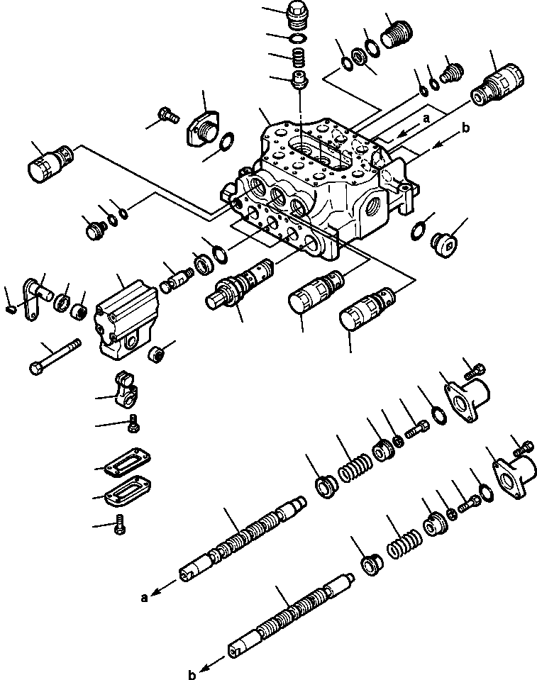 VALVE ASSEMBLY, EQUIPMENT CONTROL 709-93-11400 KOMATSU