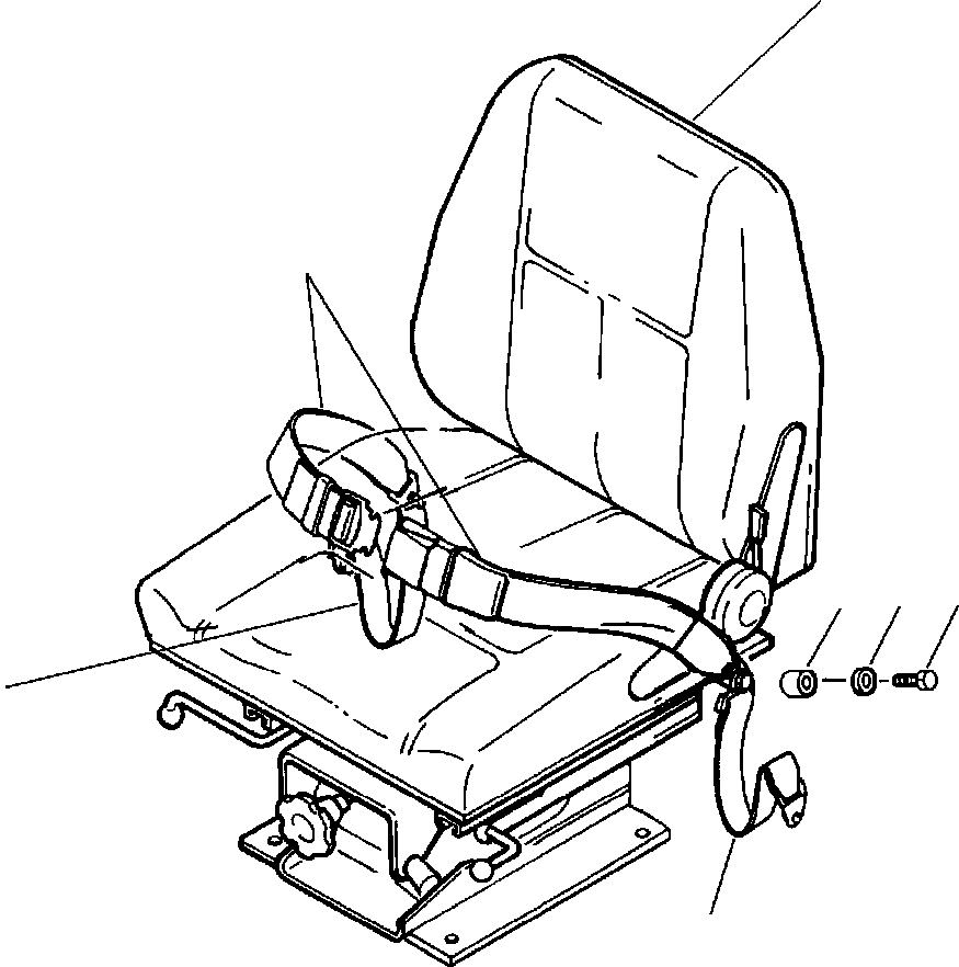 BELT, TETHER 425-57-A1130 KOMATSU