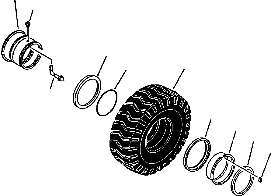 VALVE, TIRE 421-30-A1220 KOMATSU