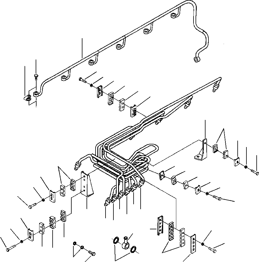 BRACE, TUBE 1294 826 H1 KOMATSU