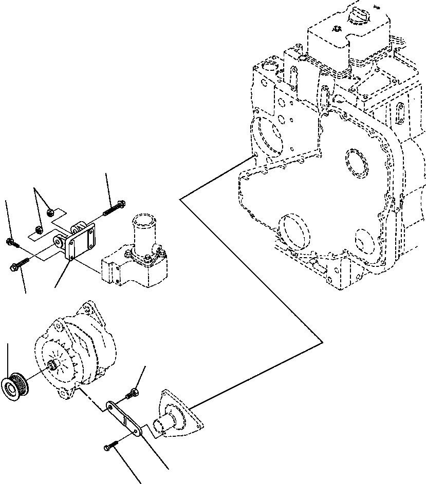 Болт - M12 X 1.75 X 70 6735-21-4720 KOMATSU