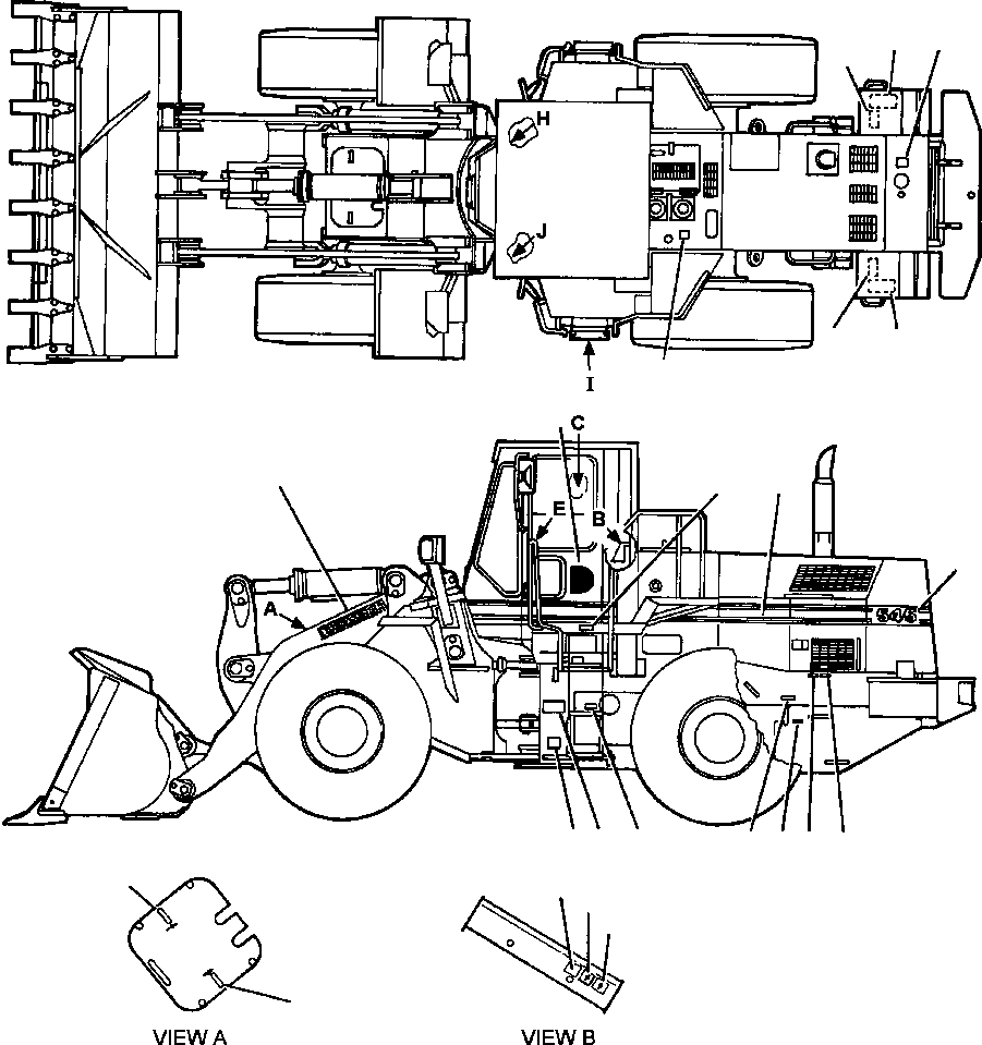 PLATE, OPERATING,RELAY 421-93-12240 KOMATSU