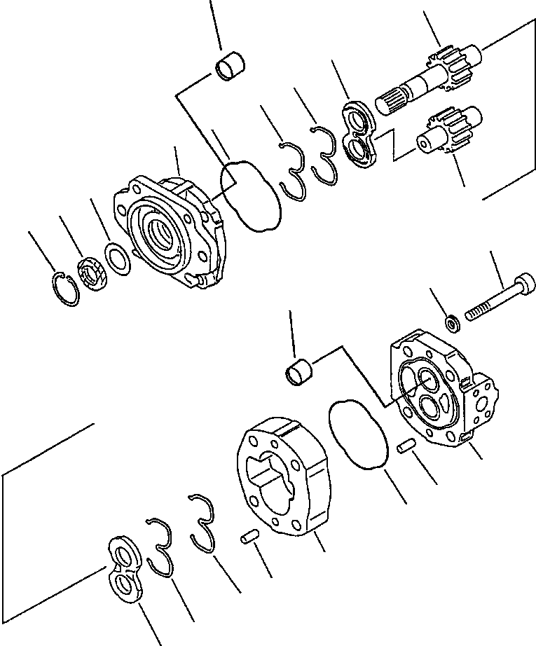 PUMP ASS'Y,(SAR63) 705-12-36010 KOMATSU