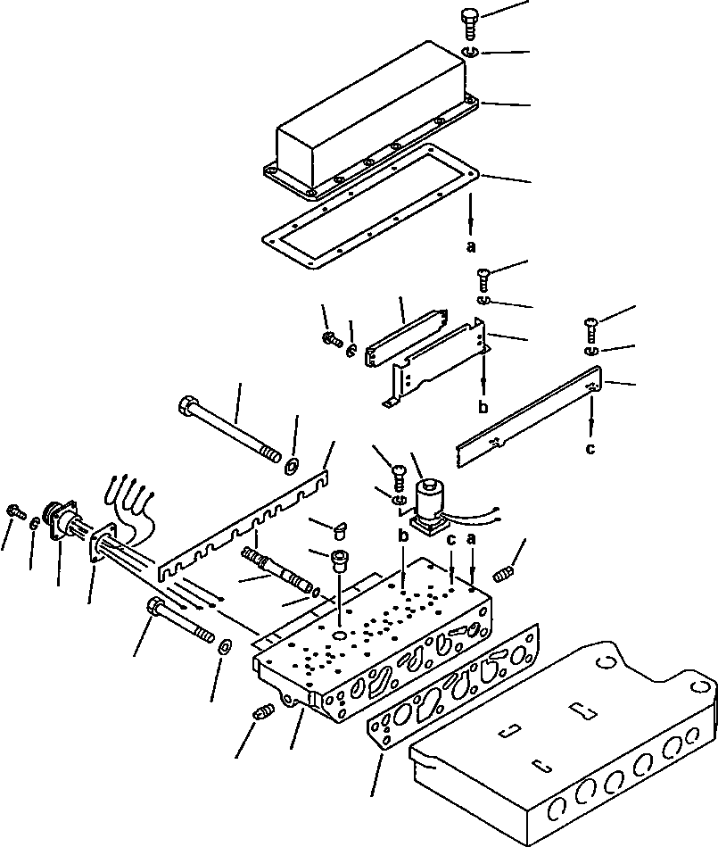 Электромагнитный клапан в сборе 424-15-00302 KOMATSU