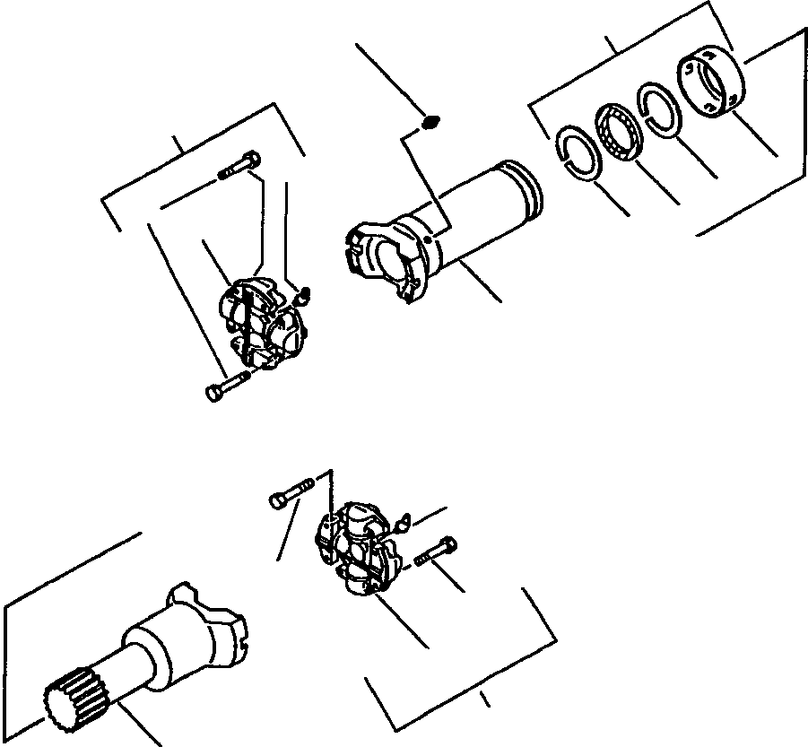 FITTING, GREASE SHORT 273 352 KOMATSU