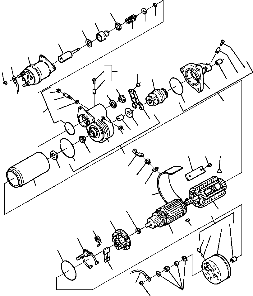 MOTOR ASSEMBLY, CRANKING 1251 635 H92 KOMATSU