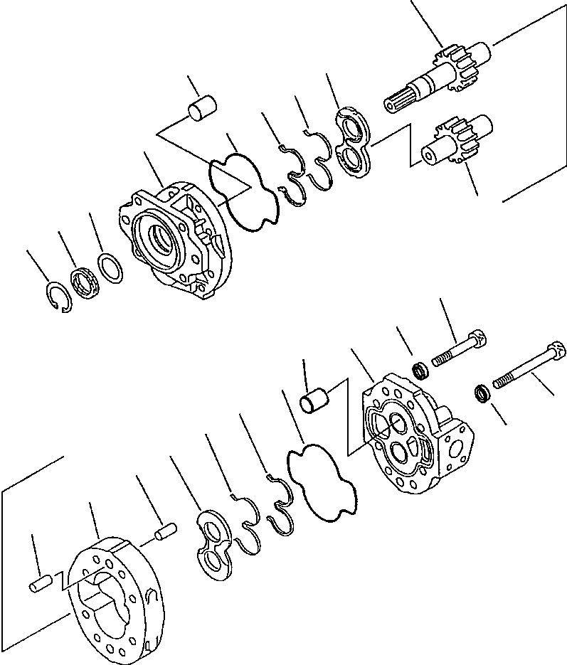 PUMP ASS'Y,(SAR112) 705-14-41040 KOMATSU