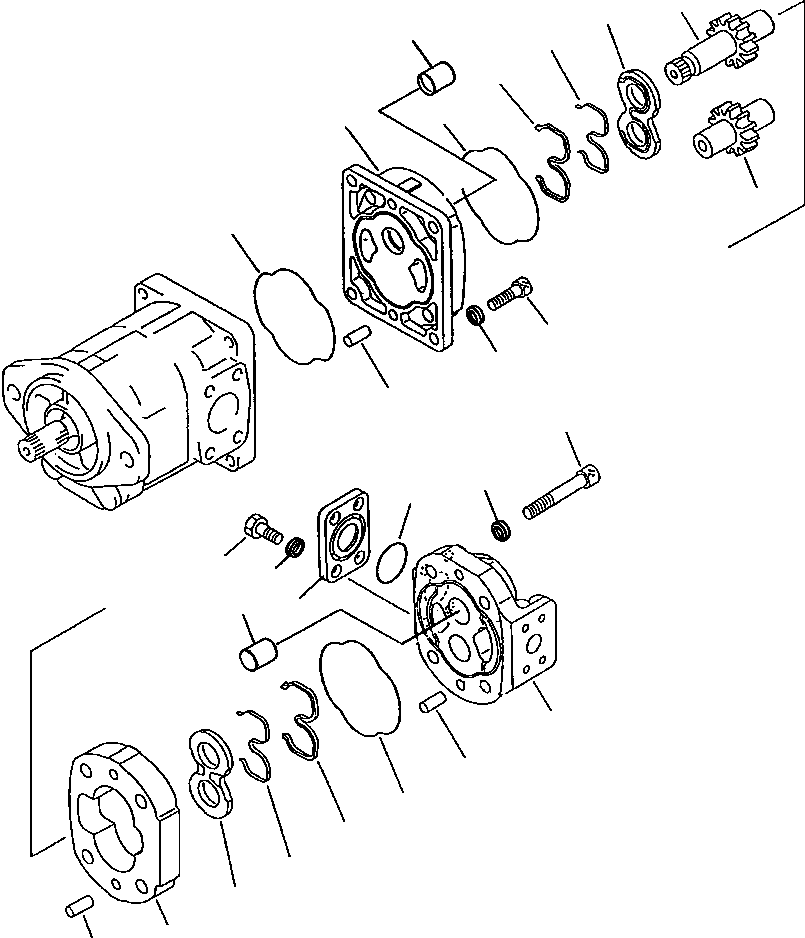 PUMP ASS'Y,(SAR20) 705-14-26540 KOMATSU