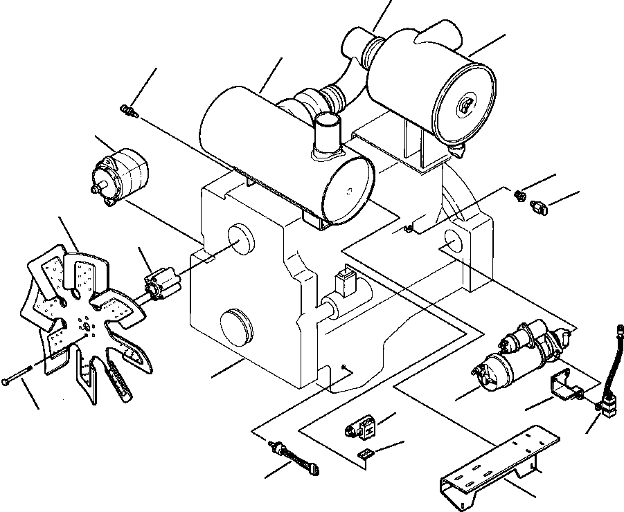 ENGINE AND ACCESSORIES 421-01-A1010 KOMATSU