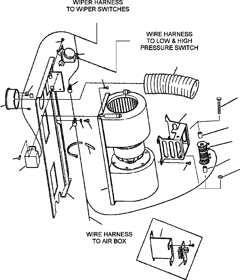 T, ITEM 3. THE RESISTOR AND ALL PARTS ARE MOUNTING BRACKE KOMATSU