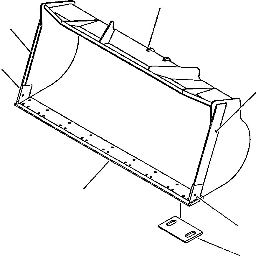 BUCKET ASSEMBLY 421-70-12402 KOMATSU