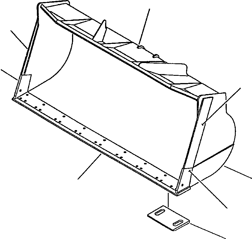 BUCKET ASSEMBLY 421-806-1302 KOMATSU