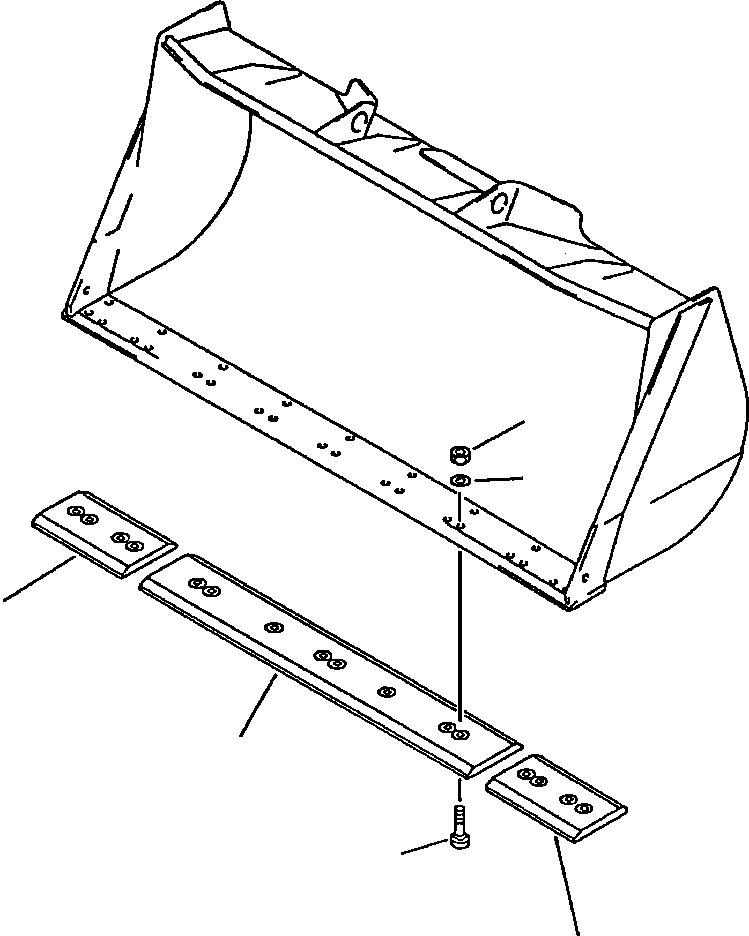 EDGE, CENTER 421-815-A110 KOMATSU