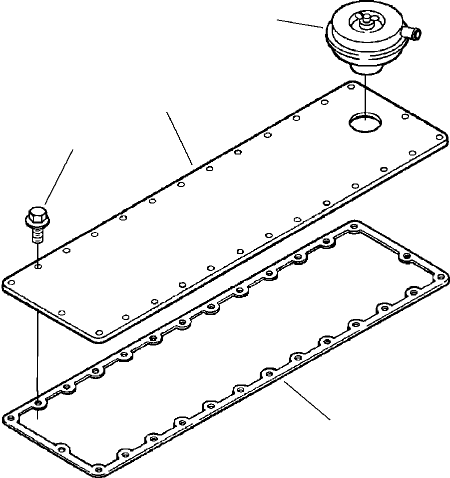 GASKET, VALVE COVER 1246 540 H1 KOMATSU