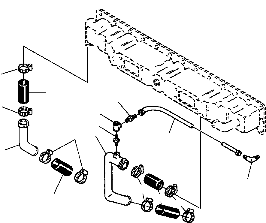 TEE, FEMALE PIPE 6733-71-5550 KOMATSU