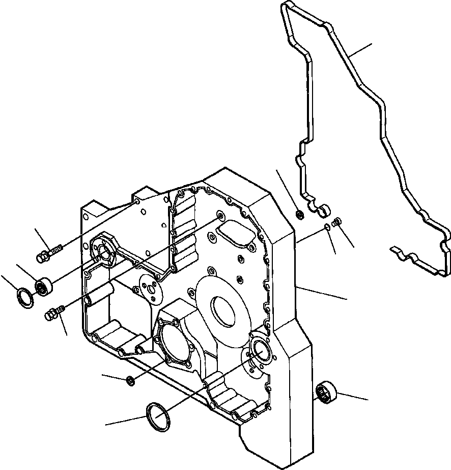 Прямоугольное уплотнительное кольцо 1294 032 H1 KOMATSU