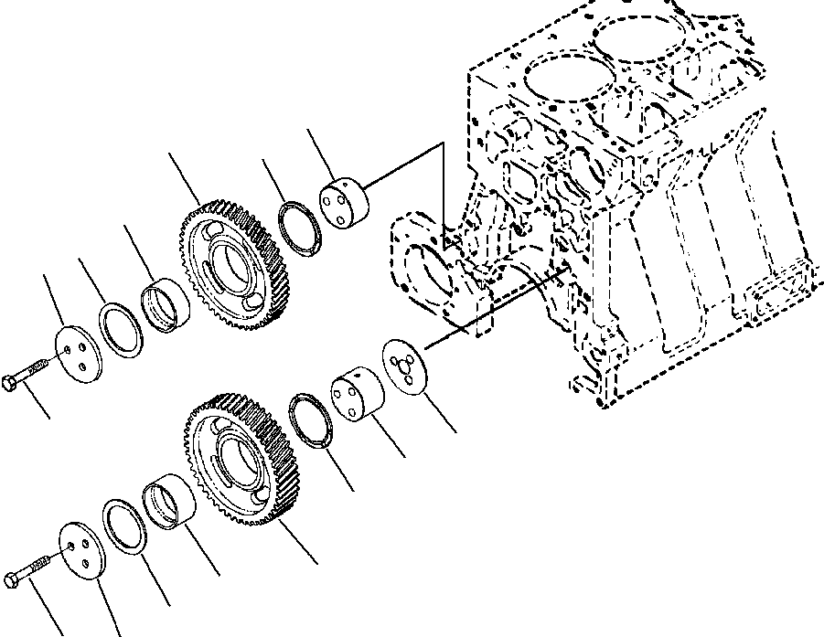 Упорный подшипник 1246 151 H2 KOMATSU