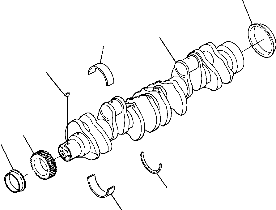 BEARING, UPPER THRUST - NO. 4 1310 920 H1 KOMATSU