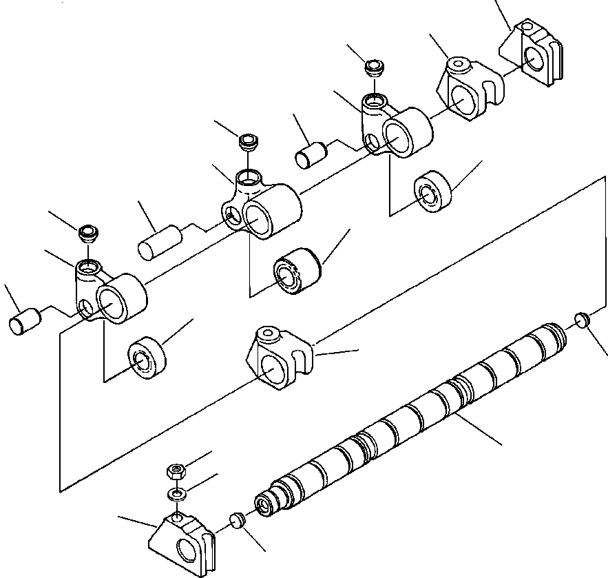 LEVER, CAM FOLLOWER - INJECTOR 1310 592 H91 KOMATSU