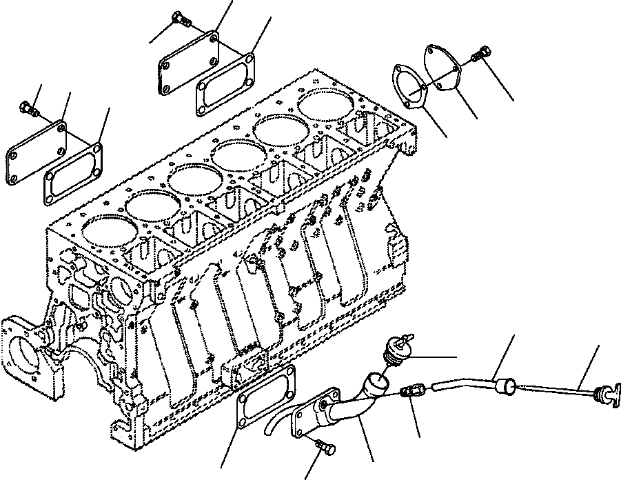 Щуп уровня масла 6731-21-5380 KOMATSU