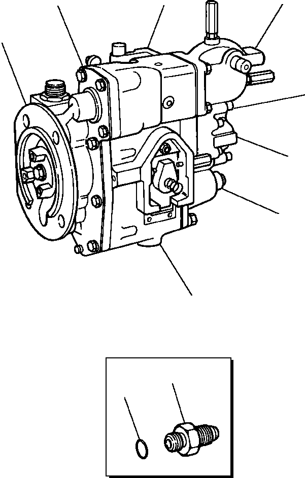 ELBOW, MALE UNION 1246 299 H1 KOMATSU
