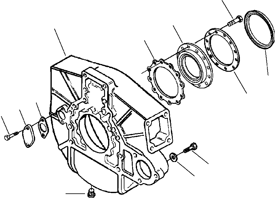 Плоская шайба 1238 236 H1 KOMATSU