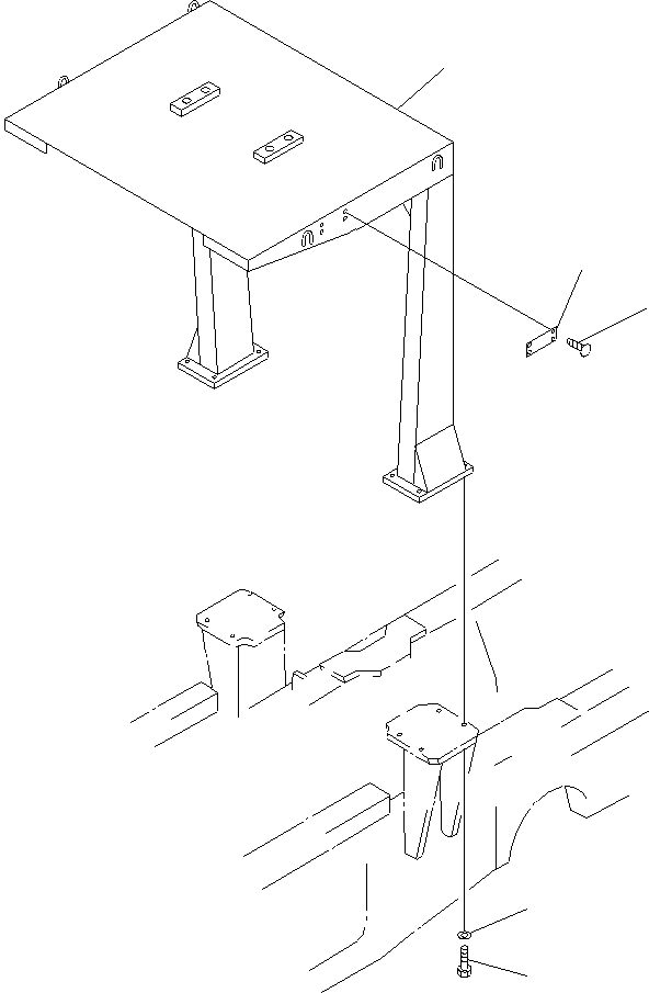 ROPS CANOPY (FULL) 23A-95-71610 KOMATSU