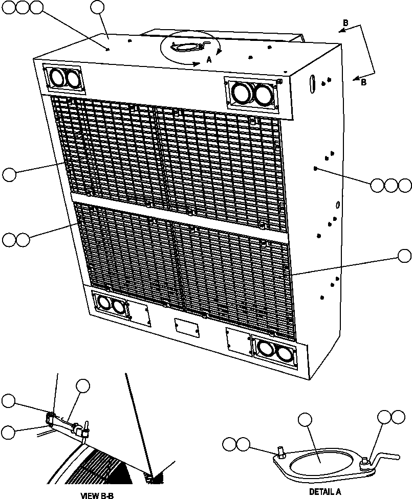 INSERT, GRILLE EF4273 KOMATSU