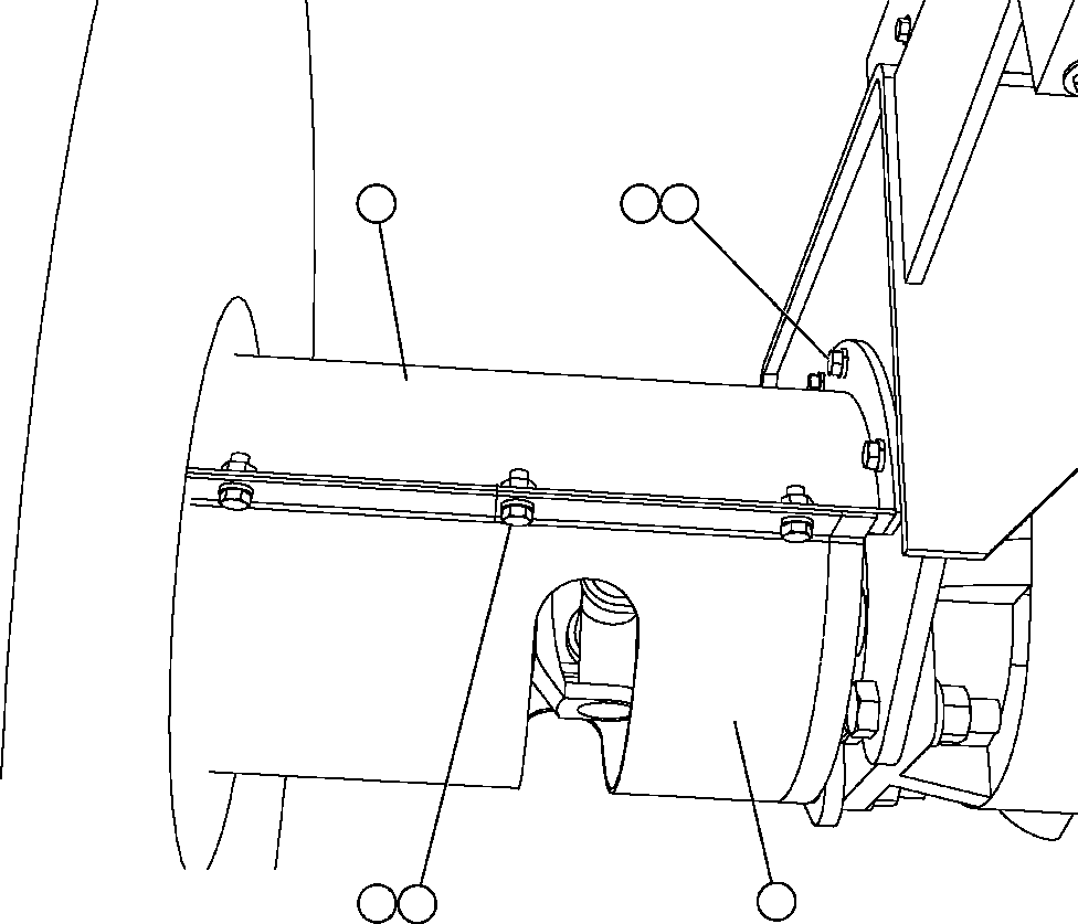 Крышка нижняя EG9344 KOMATSU