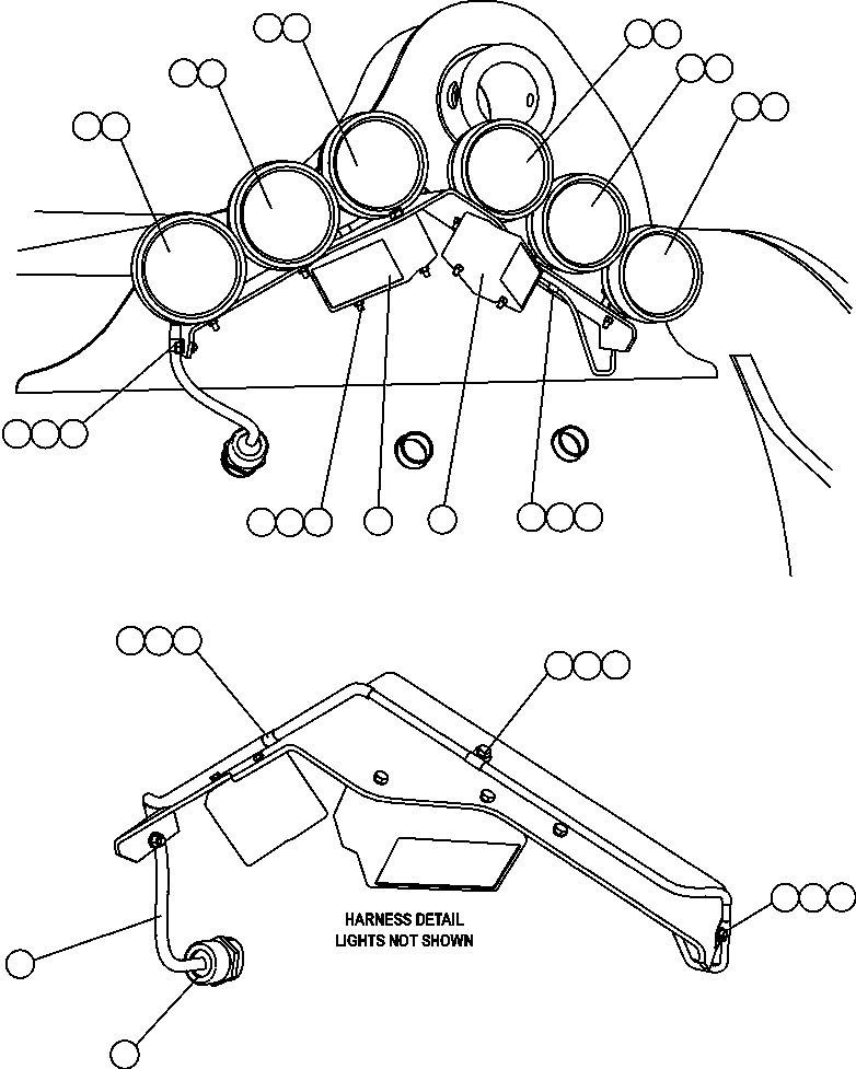 TURN SIGNAL & CLEARANCE LIGHT (SEE FIG 55733) AK3357 KOMATSU