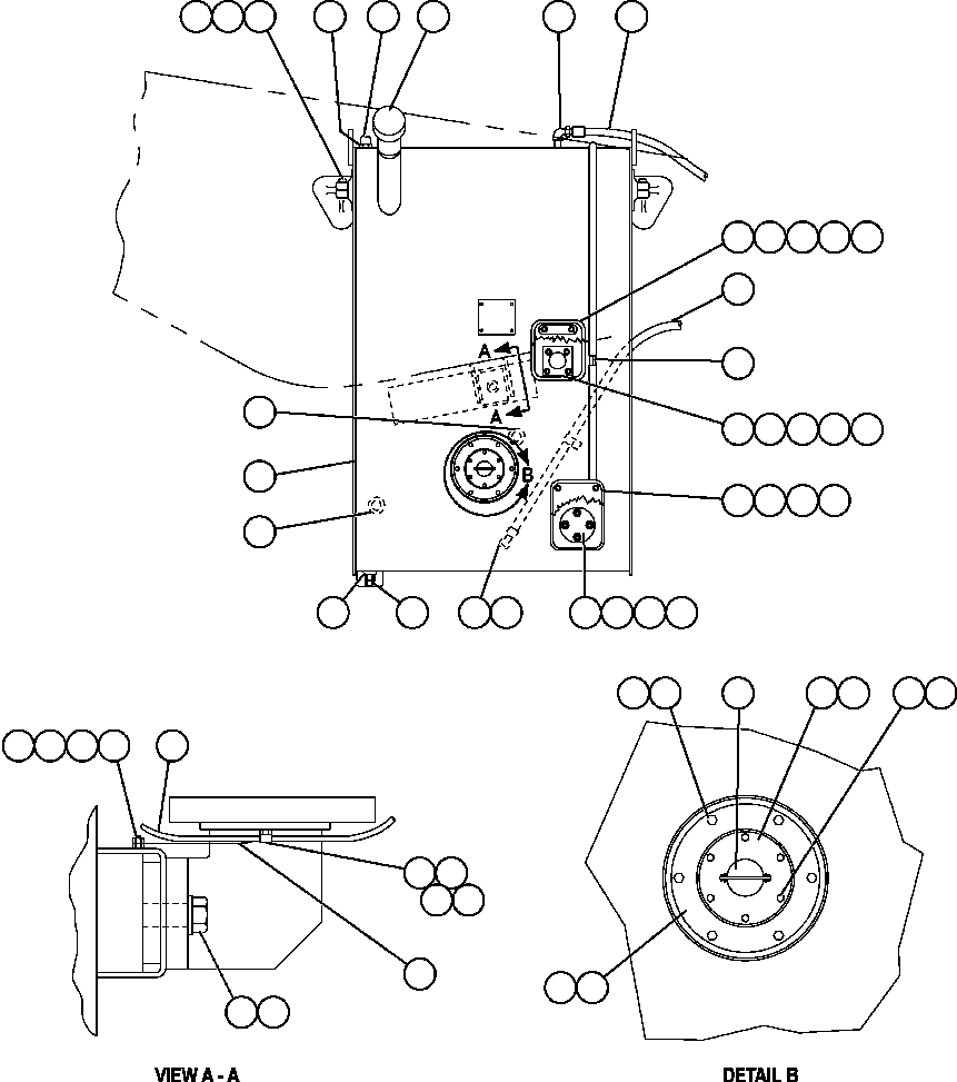 HARNESS, FUEL TANK EH0744 KOMATSU