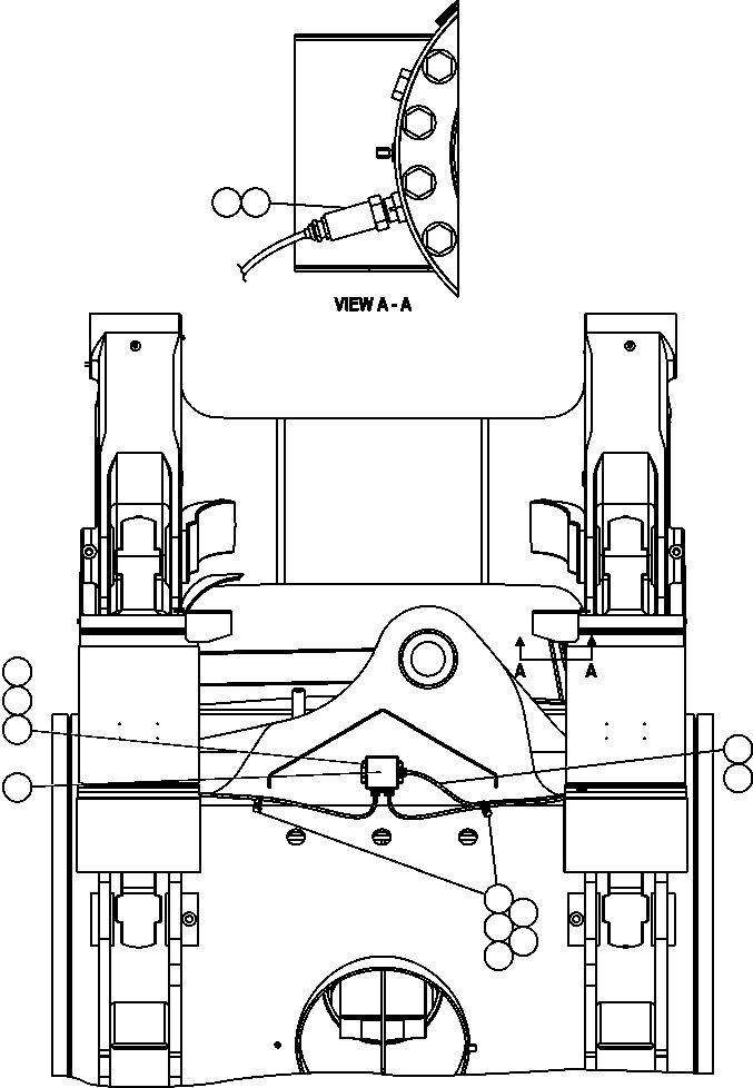 CABLE - REAR JUNCTION BOX EJ9257 KOMATSU