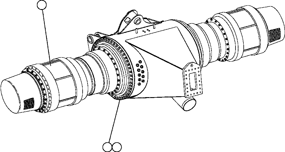 WHEEL, MOTORIZED DRIVE (SEE INDEX) PC2391 KOMATSU