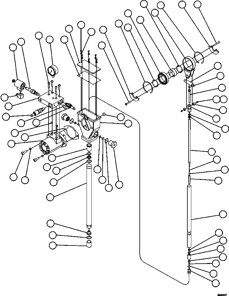 CARTRIDGE, VALVE BF5493 KOMATSU