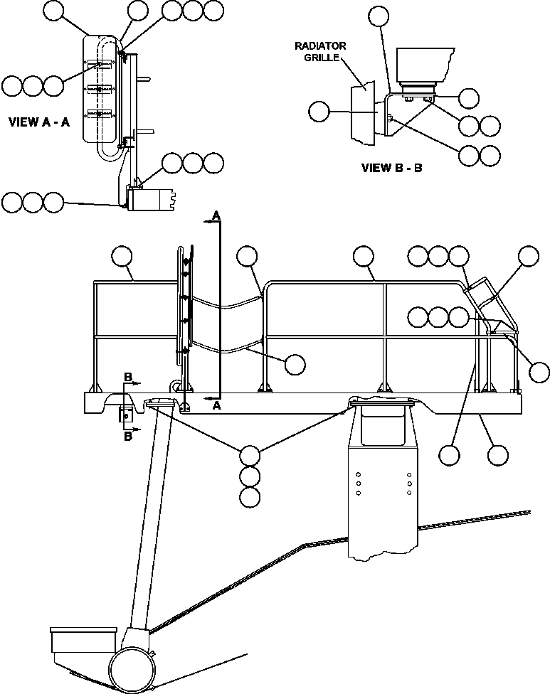 DECK, REAR CENTER - L.H. EC1826 KOMATSU