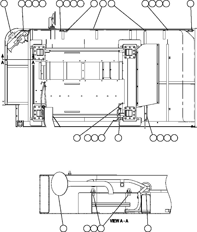 Винт с головкой - M20 X 2.50 X 200 (2) MM0173 KOMATSU