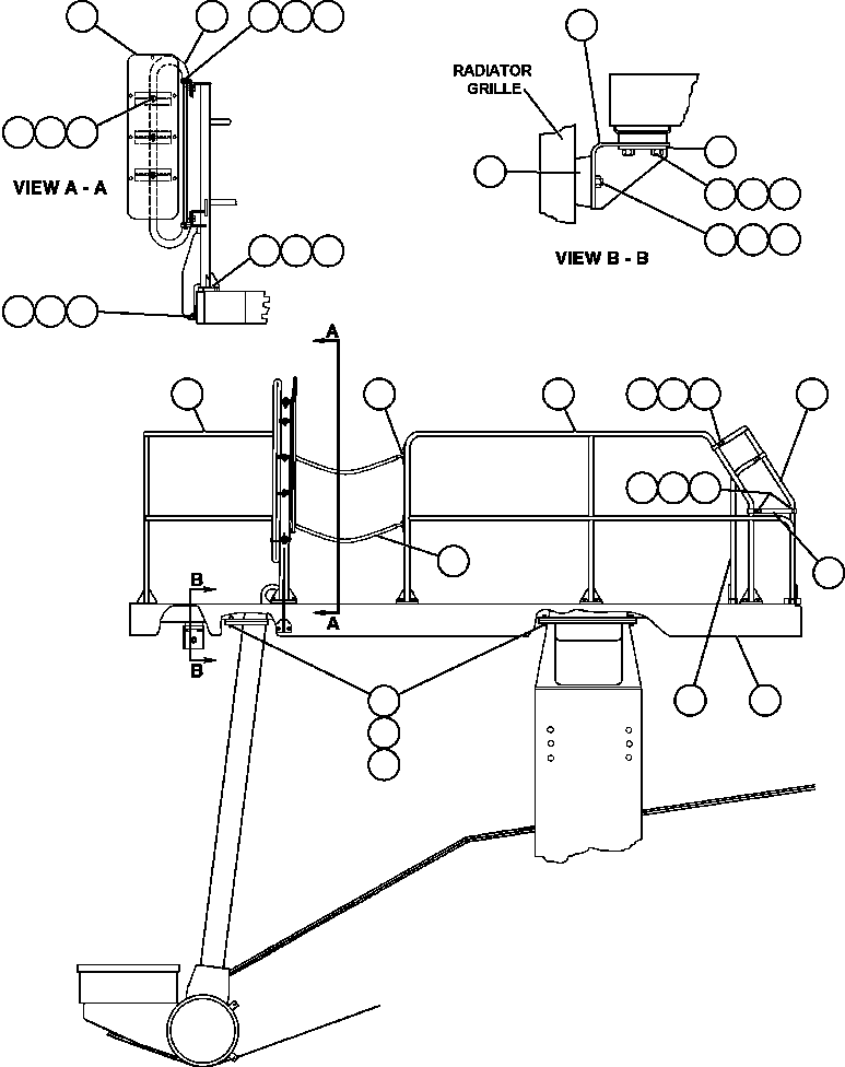 DECK - L.H. EL6632 KOMATSU