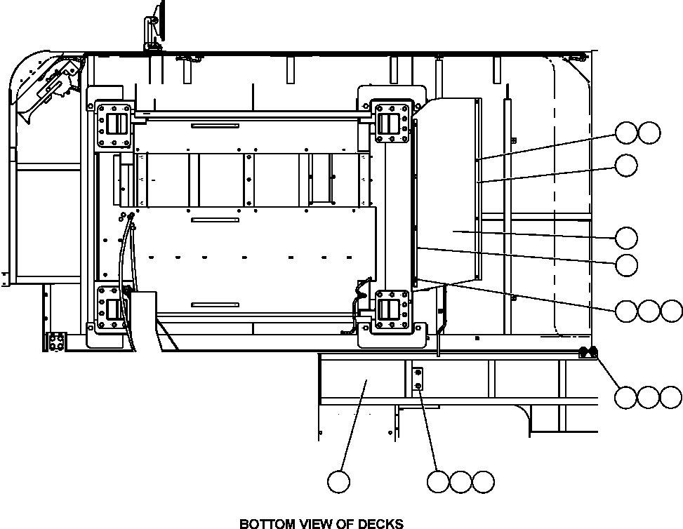 DECK, REAR CENTER - L.H. EG0193 KOMATSU