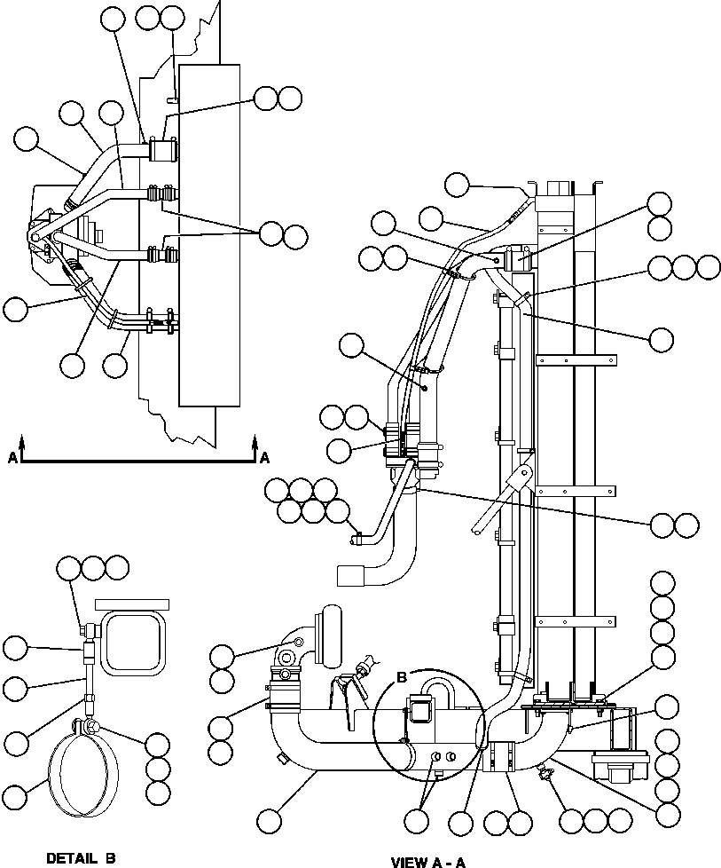 TUBE - R.H. EF5724 KOMATSU