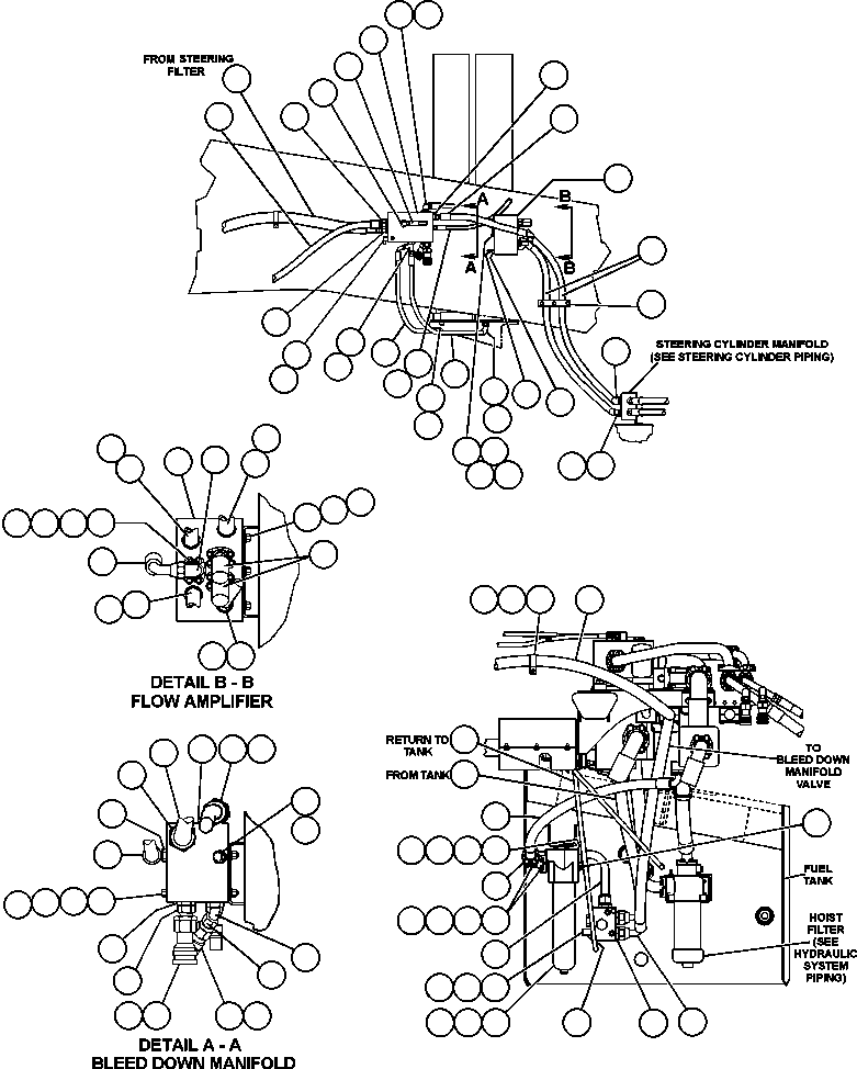 VALVE, BLEEDDOWN MANIFOLD (SEE INDEX) PC1842 KOMATSU