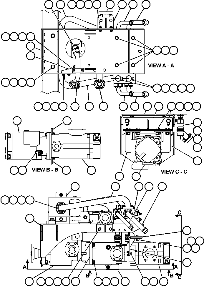 Винт с головкой - 3/4" - 10NC X 2 3/4" C1647 KOMATSU