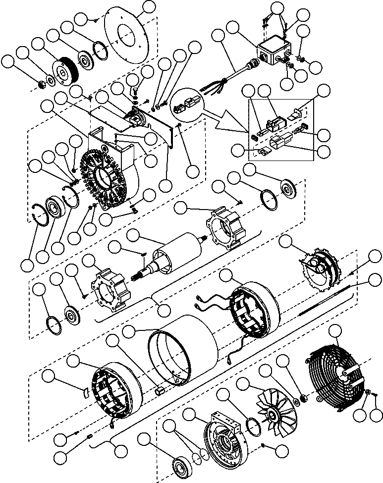 Гайка - M5 X 0.8 (2)/(3) XA2115 KOMATSU