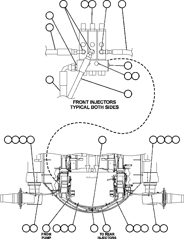 Шланг TA1968 KOMATSU