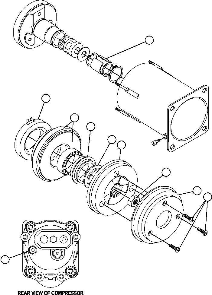 (3) INCLUDED IN XA3363 CLUTCH & PULLEY KIT. XA3363 KOMATSU