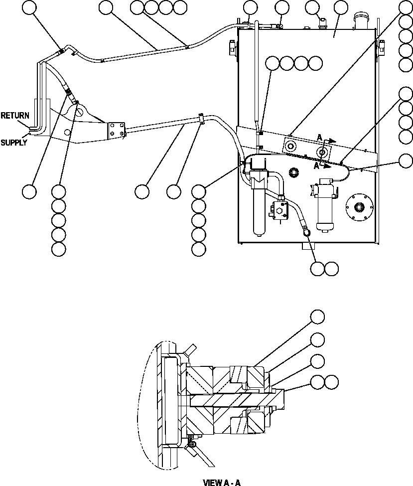 соединительный фитинг WB0408 KOMATSU
