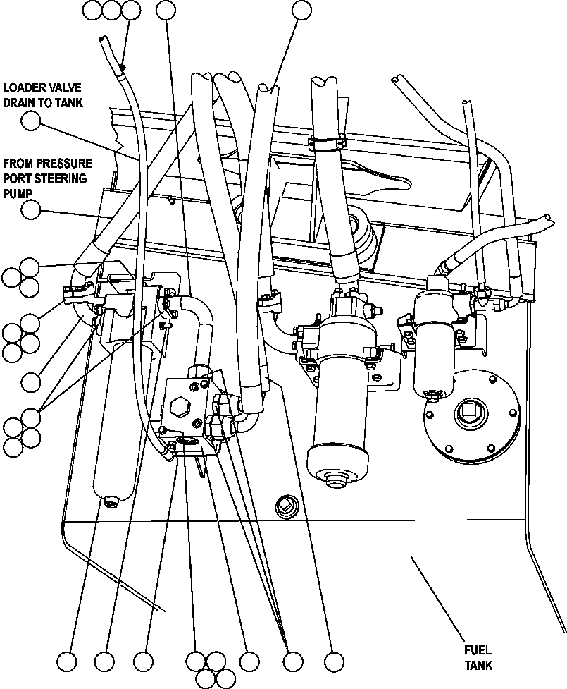 VALVE, UNLOADER (SEE INDEX) PC2435 KOMATSU