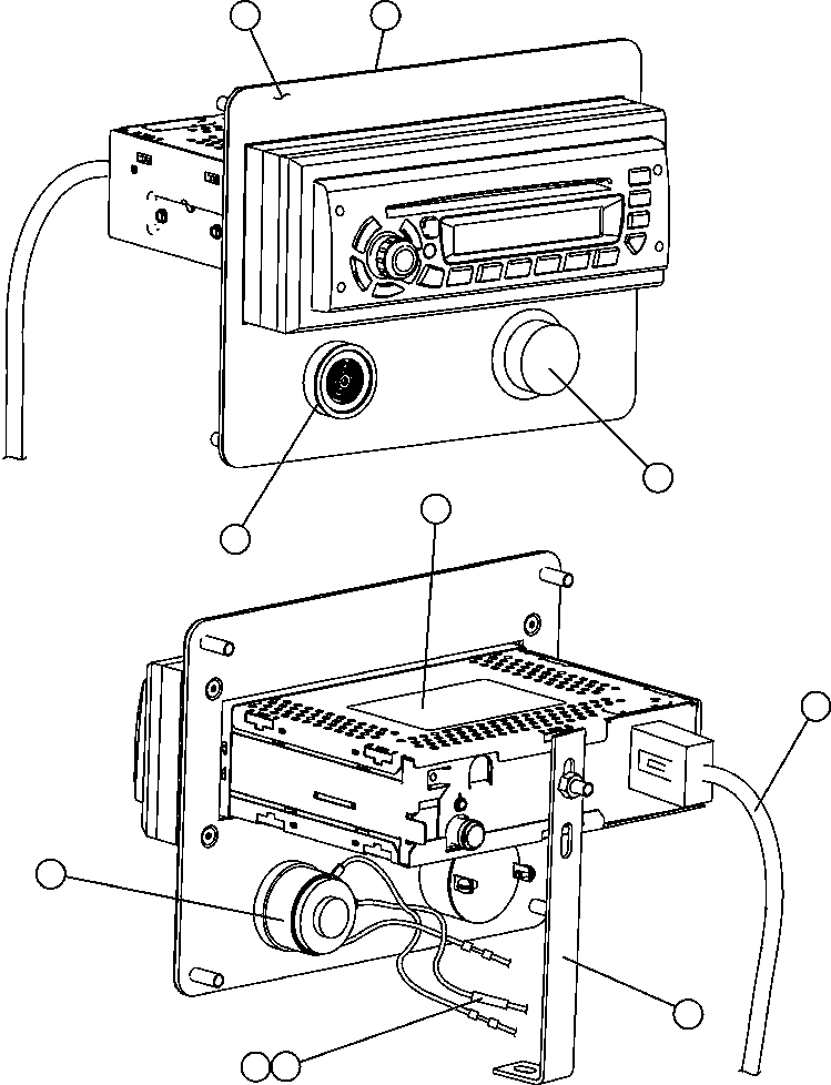 POTENTIOMETER (DIMMER CONTROL) EO2863 KOMATSU
